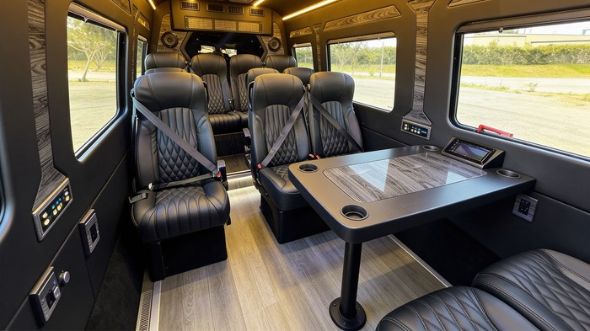 lafayette 12 passenger sprinter van interior