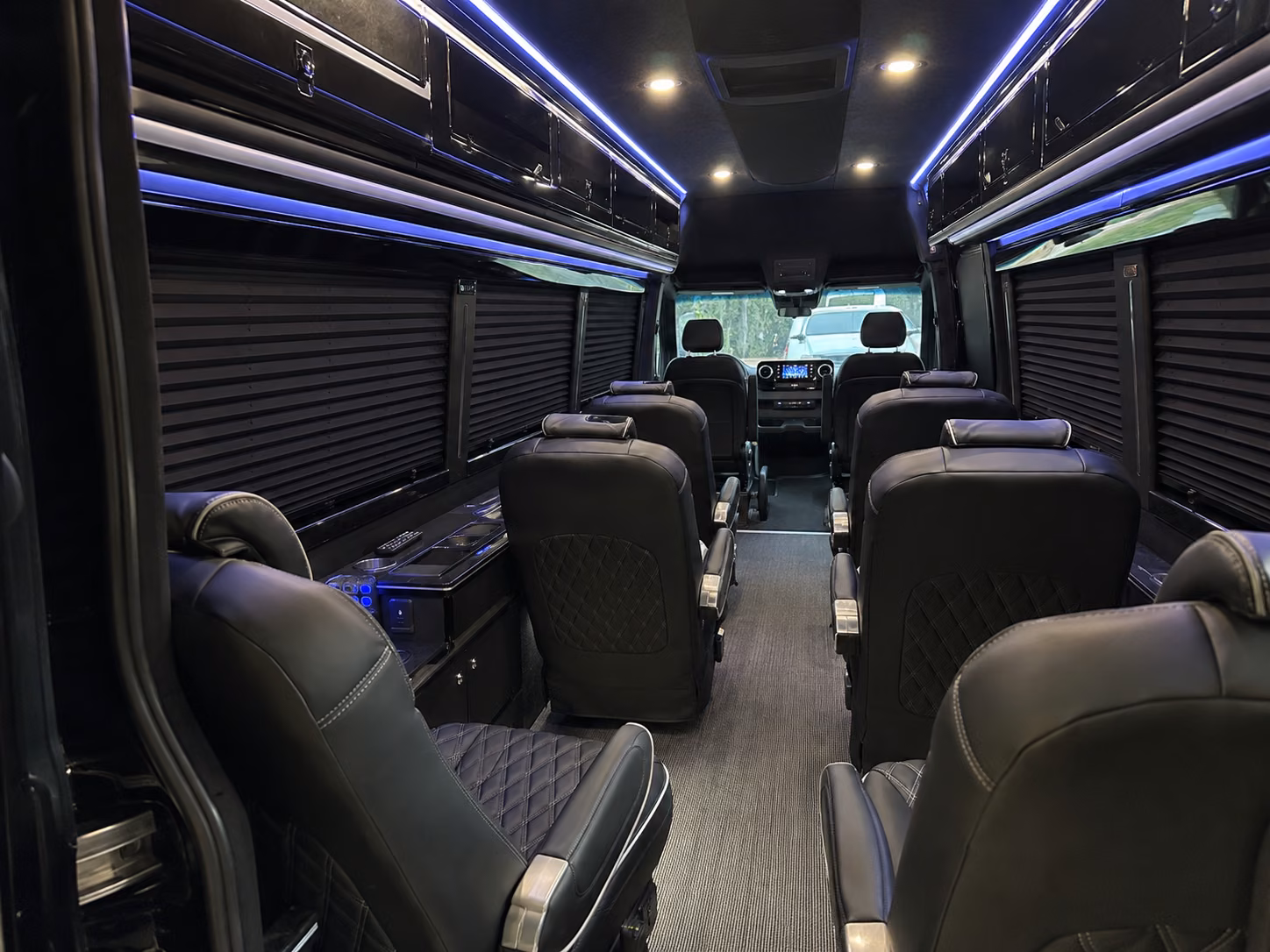 lafayette 18 passenger sprinter van interior