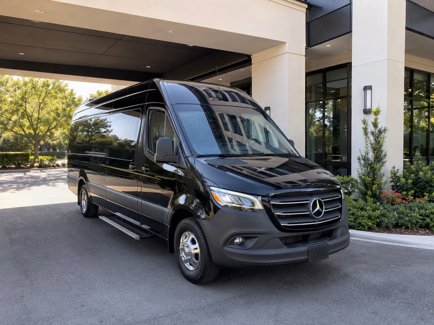 sprinter van service for bands performers stage crews and airport to venue transportation in lafayette